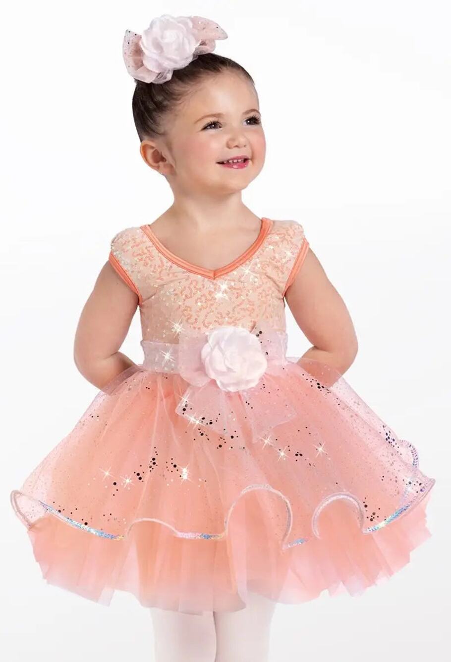 Dance Costume XS Child Orange Weissman 14214 Jazz Tap Musical Theater Dress Up